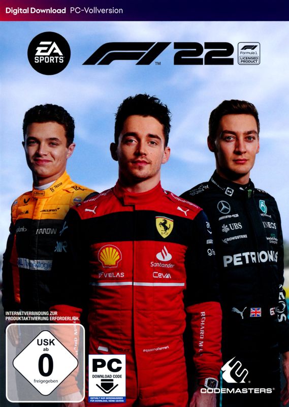 F1 22 box art for Playstation 5
